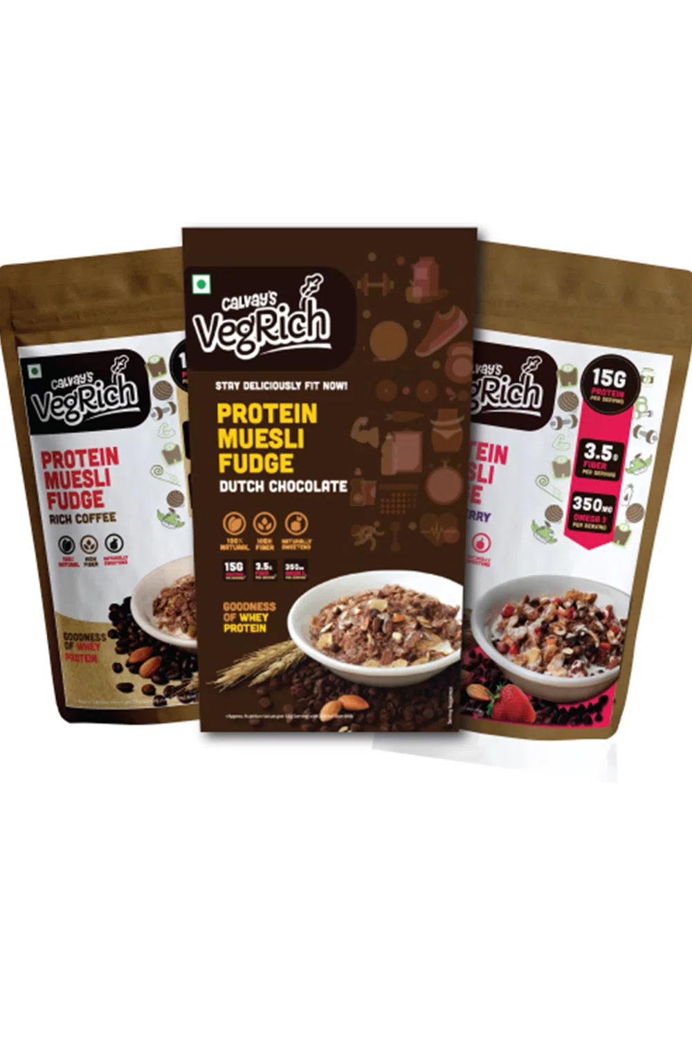 High Protein Muesli combo calvays vegrich 