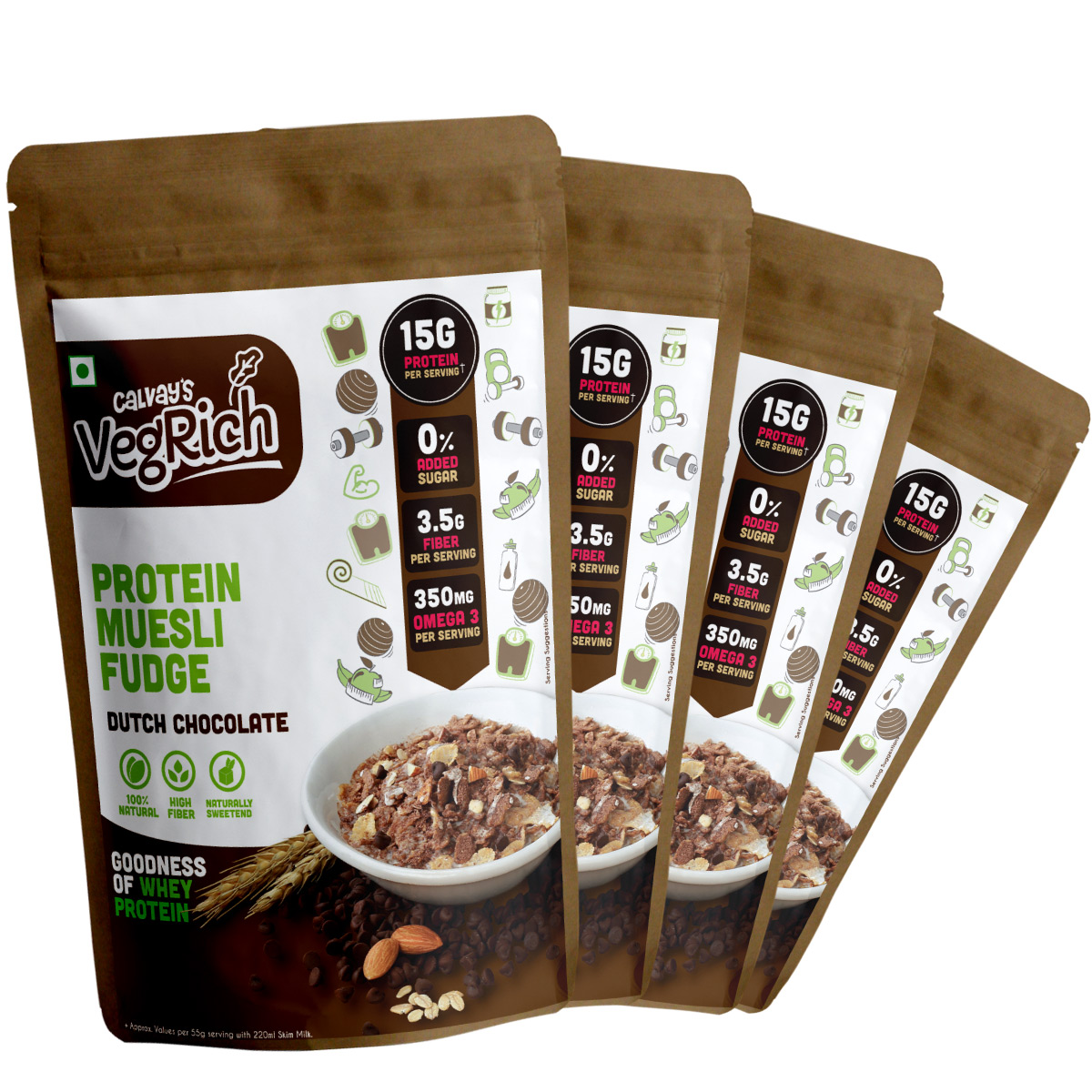 Dutch Chocolate Protein Muesli Super Saver Combo