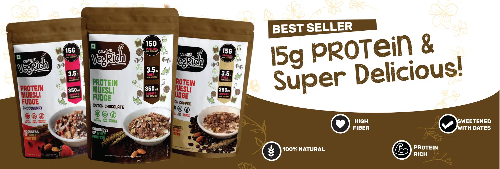 banner of protein muesli