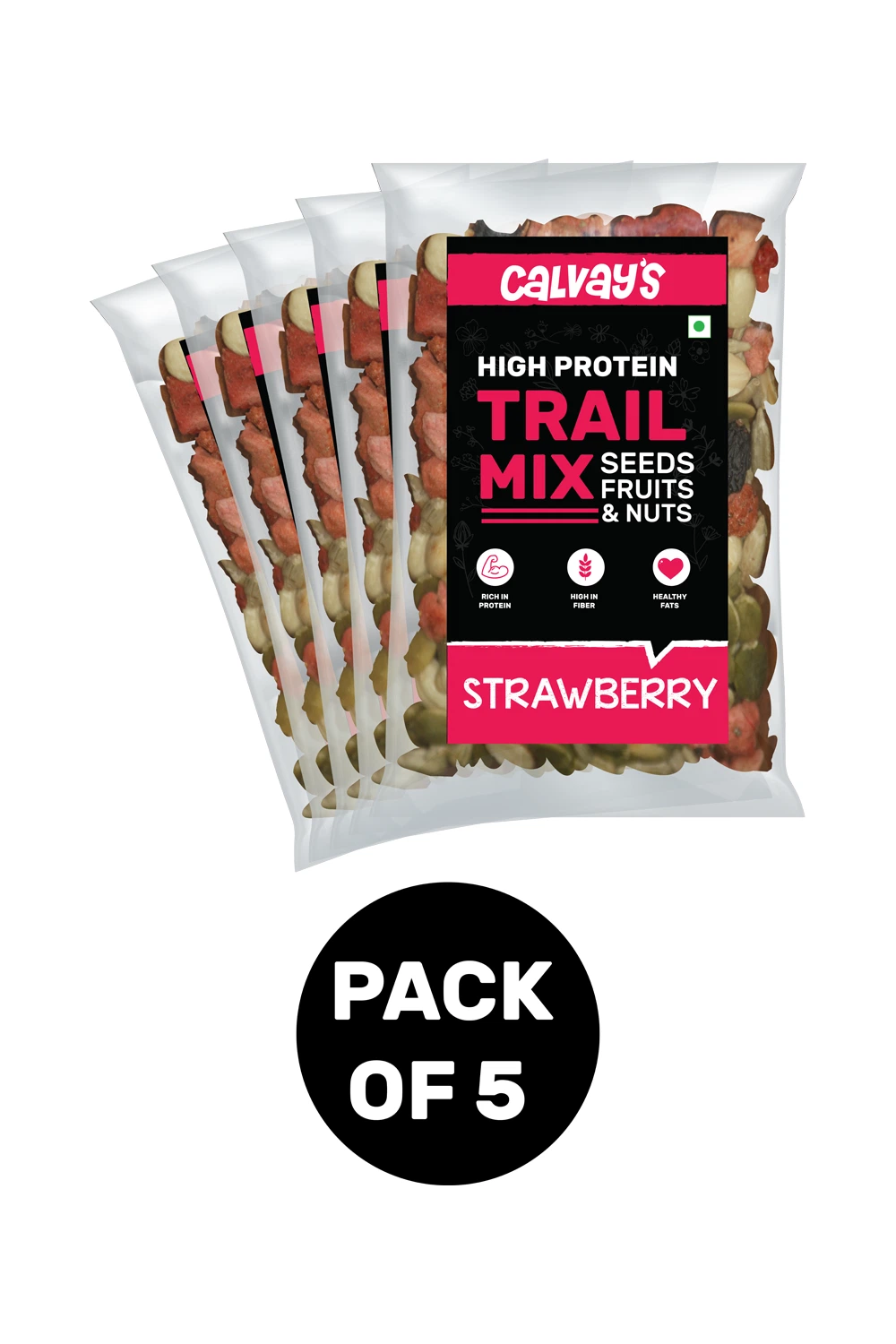 High Protein Trail Mix by Calvays Strawberry